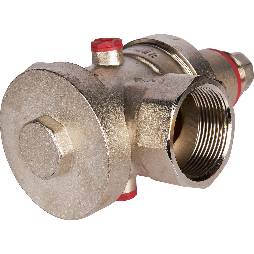 Редуктор давления ROMMER PN25 вн/вн 1 1/2  с выходом под манометр, RVS-0008-000040