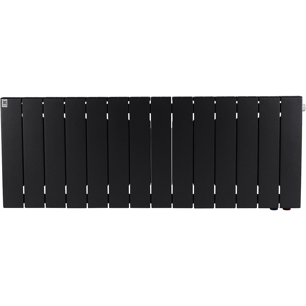 Радиатор биметаллический RIFAR SUPReMO VENTIL 350 SVR 14 секций нижнее правое подключение (Цвет АНТРАЦИТ), 4RS35.VR-14-AN