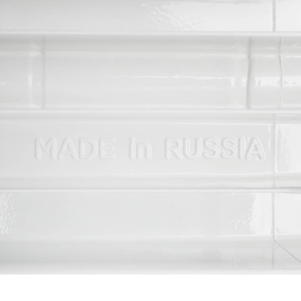 Радиатор биметаллический STOUT Space 500 4 секции боковое подключение RAL9016, SRB-0310-050004