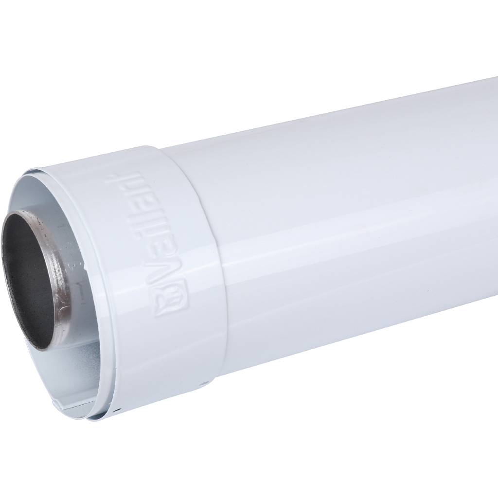 Базовый комплект Vaillant для вертикального прохода через крышу 80/125 мм PP. Цвет: черный, 303200