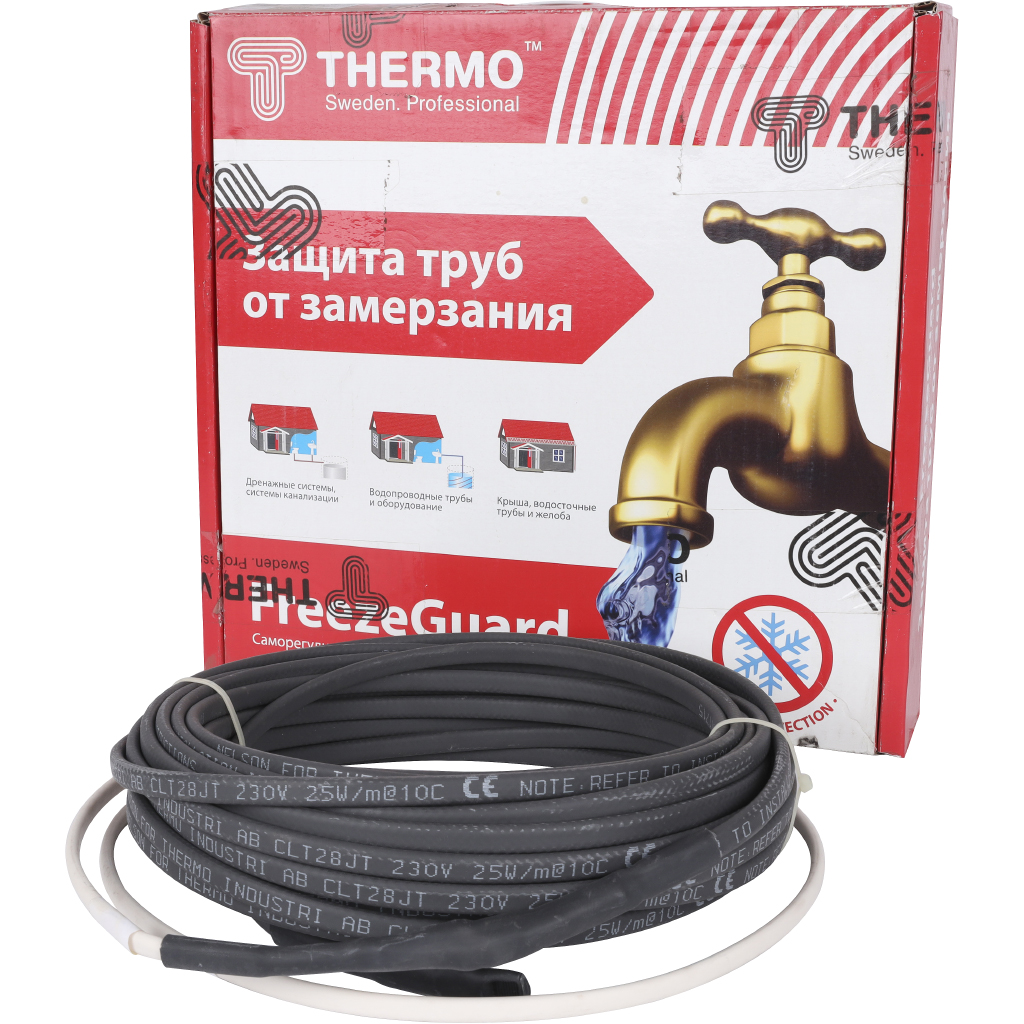 Комплект кабеля для обогрева труб THERMO 20м, 25 Вт/м, FG 20/25B