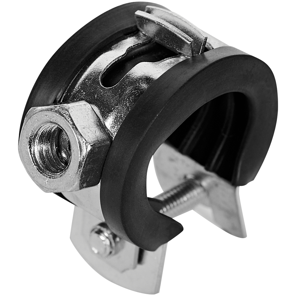 Хомут для труб одновинтовой STOUT с гайкой М8, 1/2 (20-23мм)