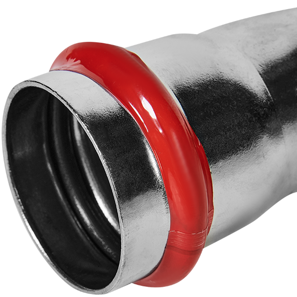 Угольник ROMMER однораструбный 45°-НПр, 42, из нержавеющей стали прессовой