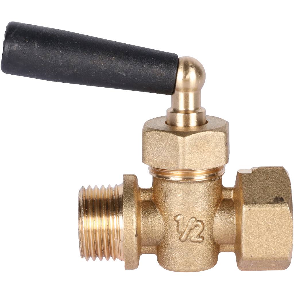 Кран шаровой для манометра STOUT ВР/НР, 1/2, SMN-0010-000215