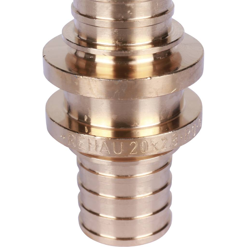 Муфта соединительная РЕХАУ RAUTITAN OTHER PLATINUM равнопроходная 20 RX для труб из сшитого полиэтилена аксиальный