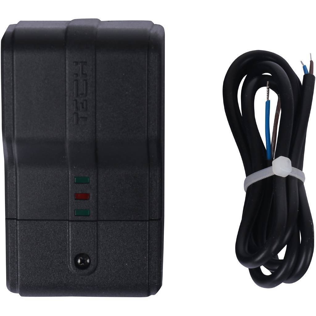 Беcпроводной комнатный двухпозиционный терморегулятор, черный TECH (нагрузка 1A/230В/AC), ST-292 v 2