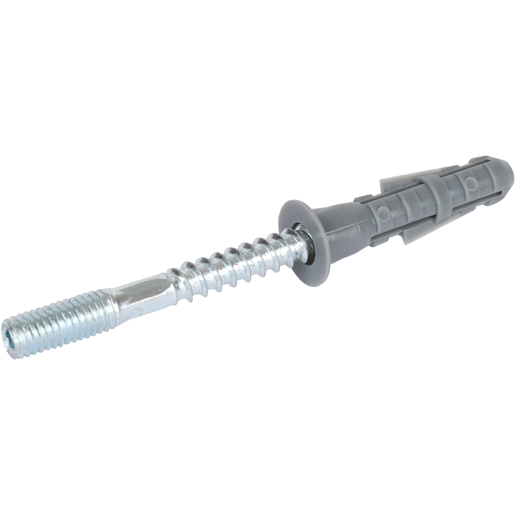 Комплект двойной хомут для труб STOUT хомут+шпилька шуруп +дюбель пластиковый 3/8 (15-19), SAC-0020-200038