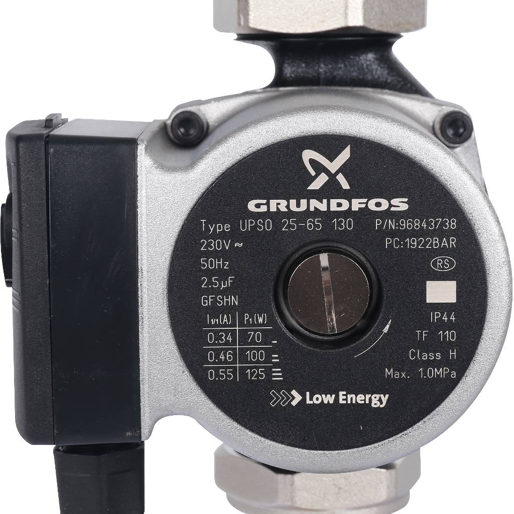 Насосно-смесительный узел STOUT SDG-0120 с термостатическим клапаном 20-43°C жидкокристаллическим термометром, с насосом UPSO 25-65, 130 mm, SDG-0120-005001