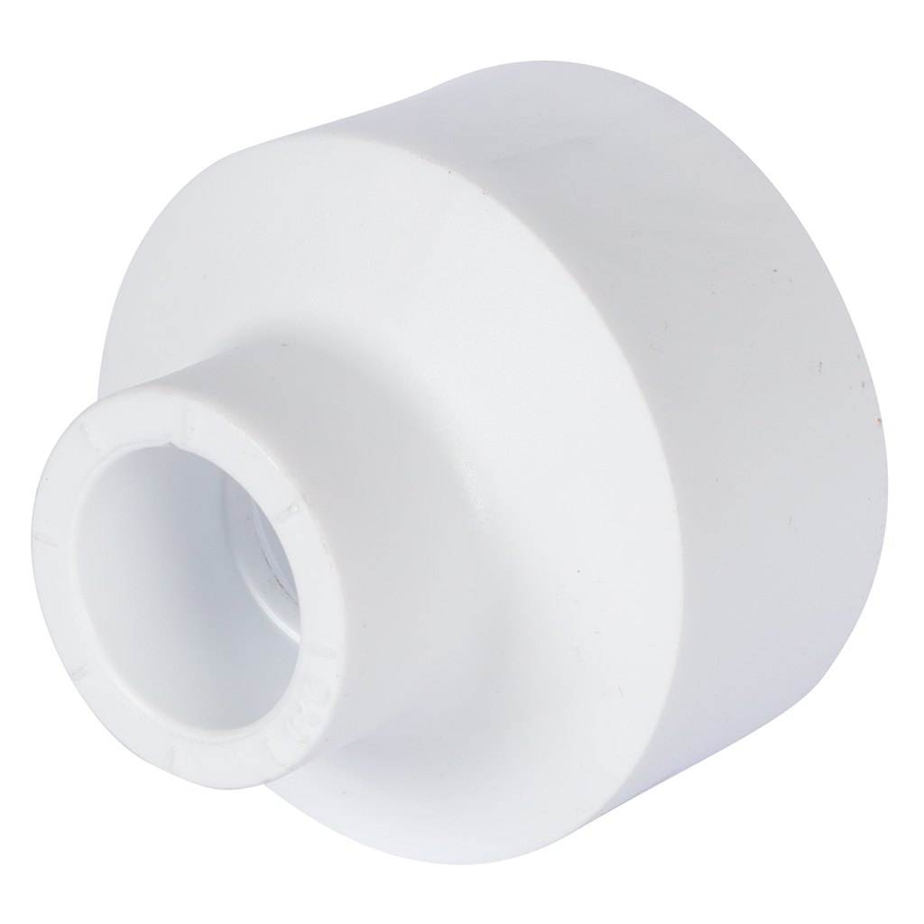 Муфта переходная Политэк 40х20 внутр./внутр. для полипропиленовых труб под сварку (цвет белый), 9000004020