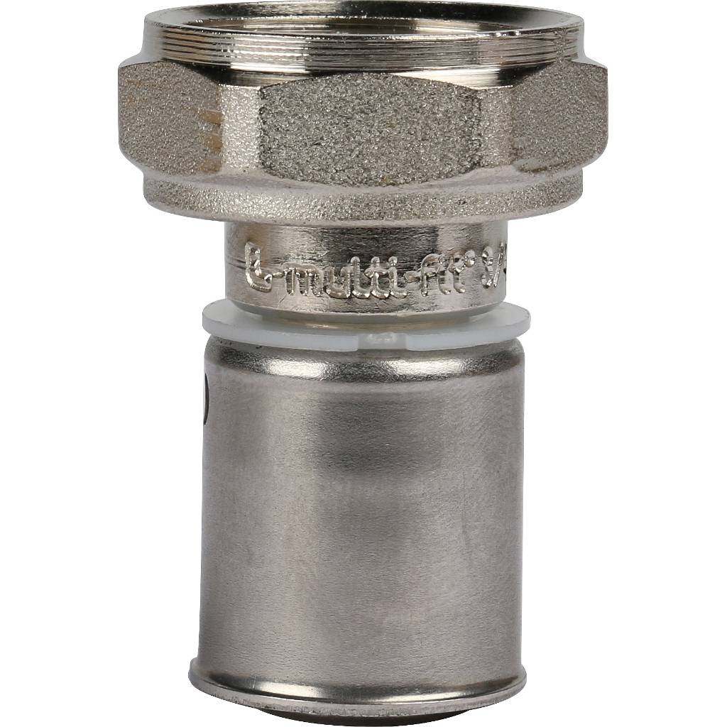 Фитинг Itap Multi-Fit с накидной гайкой 510 (внутренняя резьба, (20x2)x3/4) для металлопластиковых труб, 44102