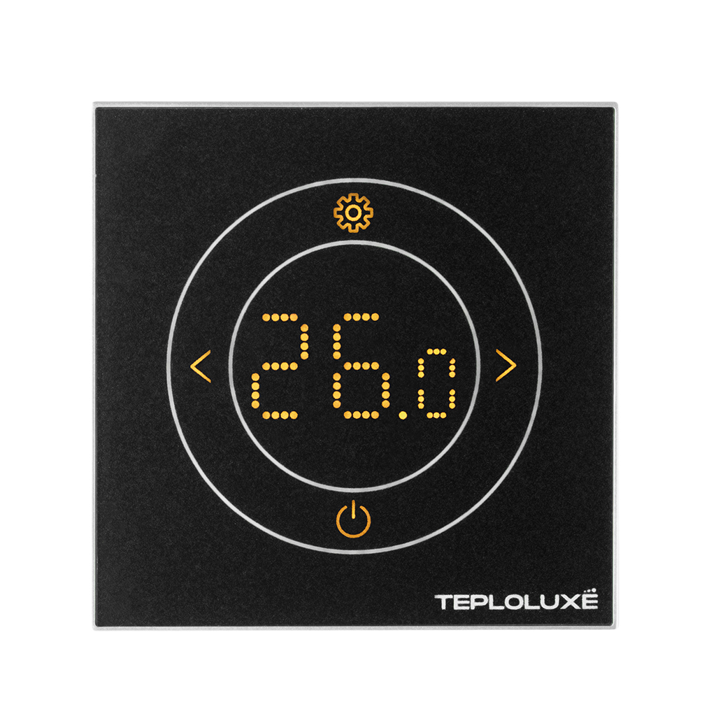 Терморегулятор электронный Теплолюкс Solus Zen Wi-Fi черный/серебро, 100000379500