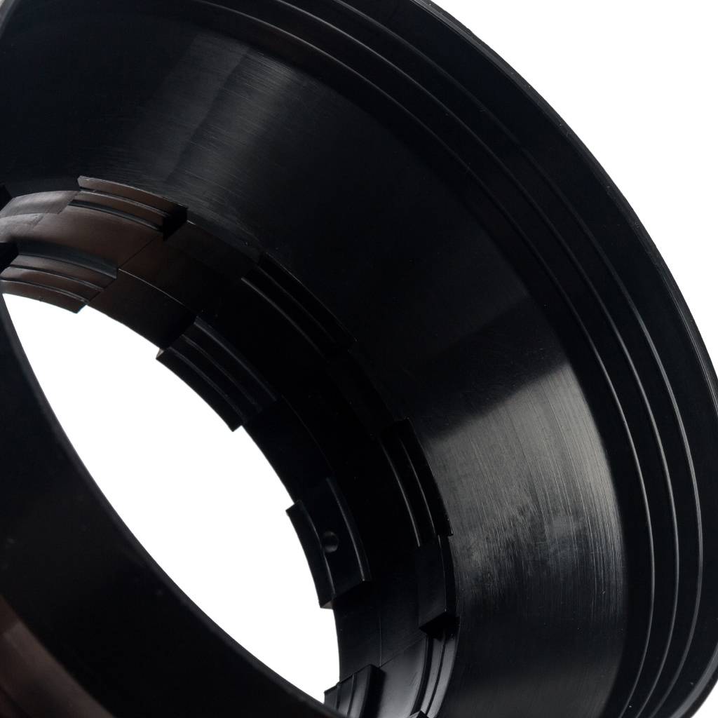 *SCA-6010-000110 STOUT Элемент дымохода адаптер пластиковый DN101/133, для гермитизации терминала при проходе через крышу