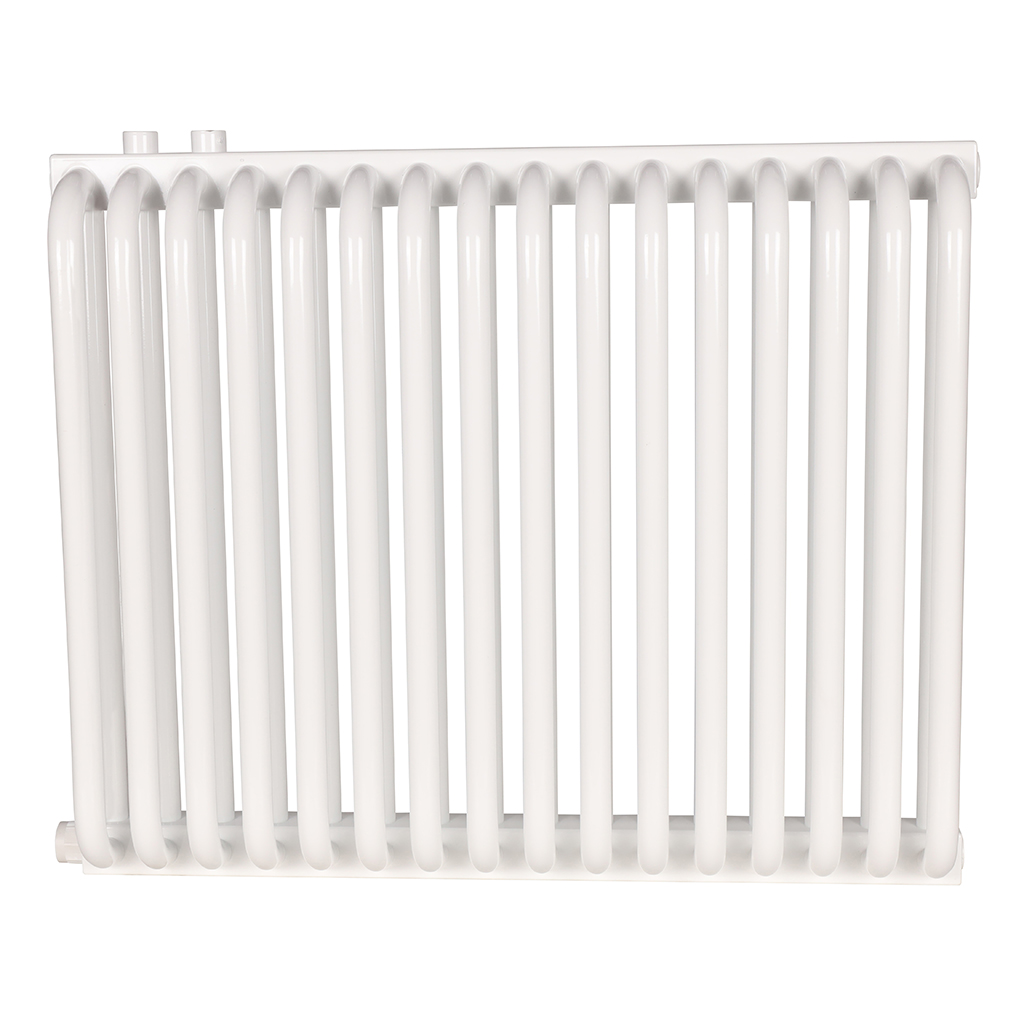 2-х трубчатый радиатор стальной ROMMER RST 2050/16 секций нижнее правое подключение RAL9016, RST-205016-020