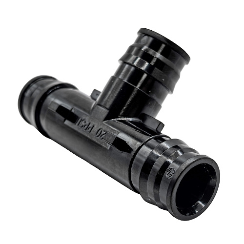 Тройник радиальный PPSU 20, черный,RTP