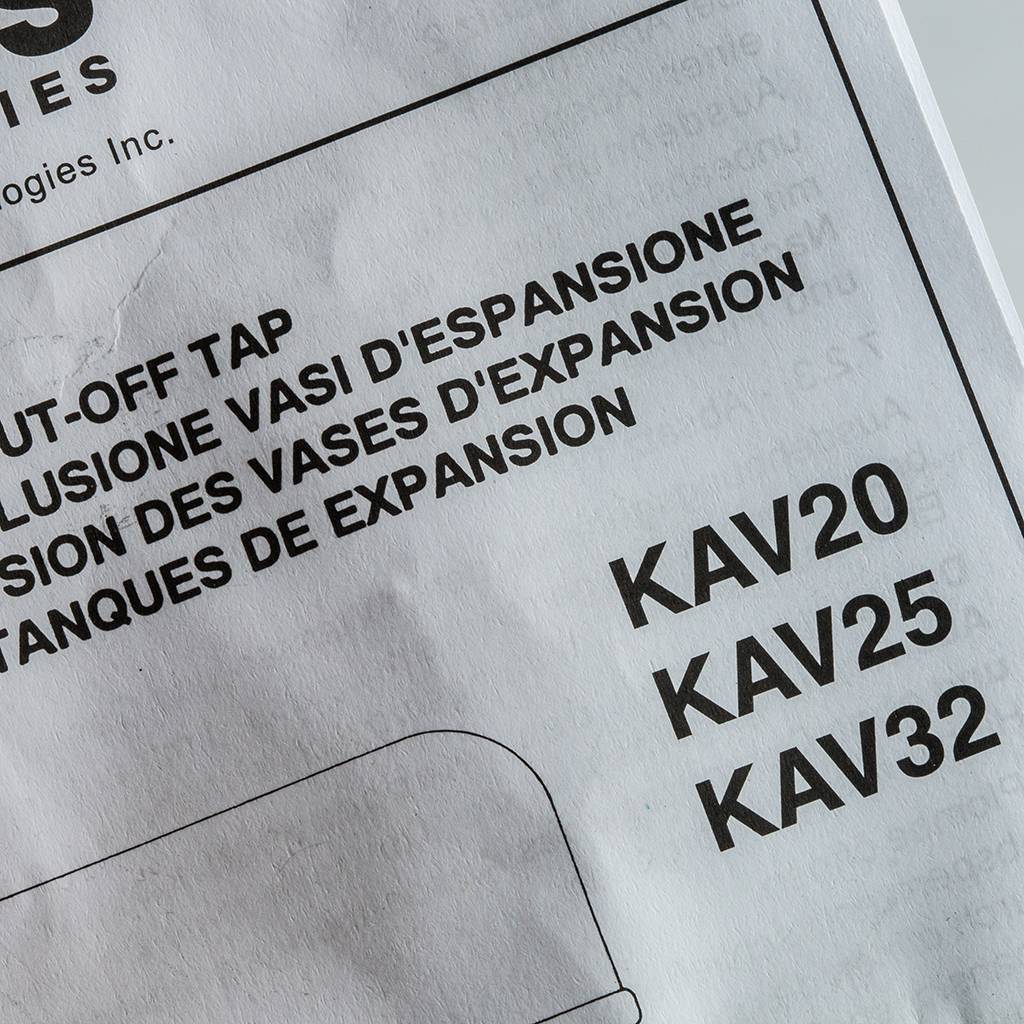 Присоединительная арматура Watts для расширительного бака KAV 3/4 x 3/4, 10017947