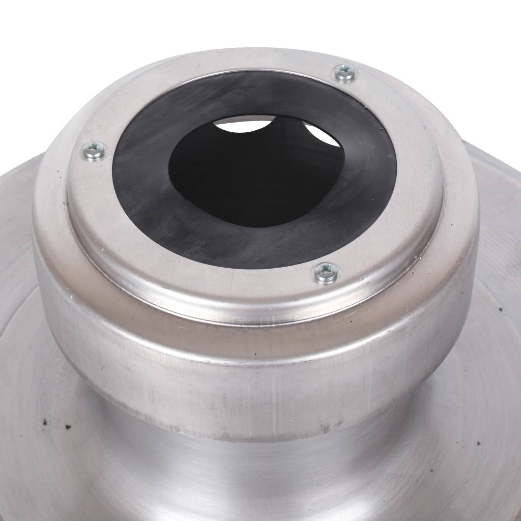 Алюминиевый колпак шахты Vaillant с оголовком и забором воздуха Dn 80 ал., 303261