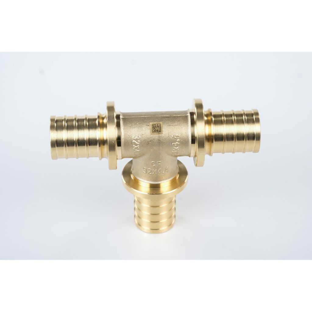 Тройник РЕХАУ равнопроходный 32-32-32 MX для труб из сшитого полиэтилена аксиальный