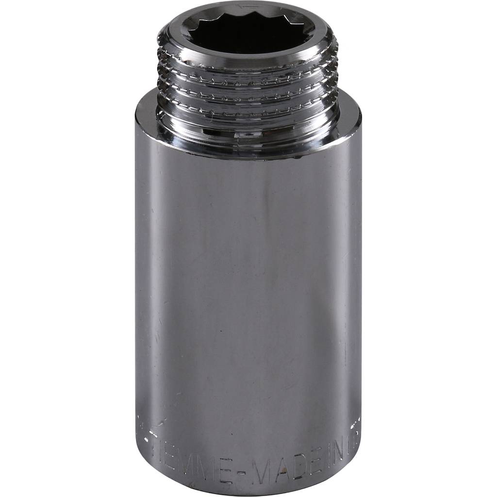 Удлинитель TIEMME НВ 40мм-1/2 хром для стальных труб резьбовой, 1500113