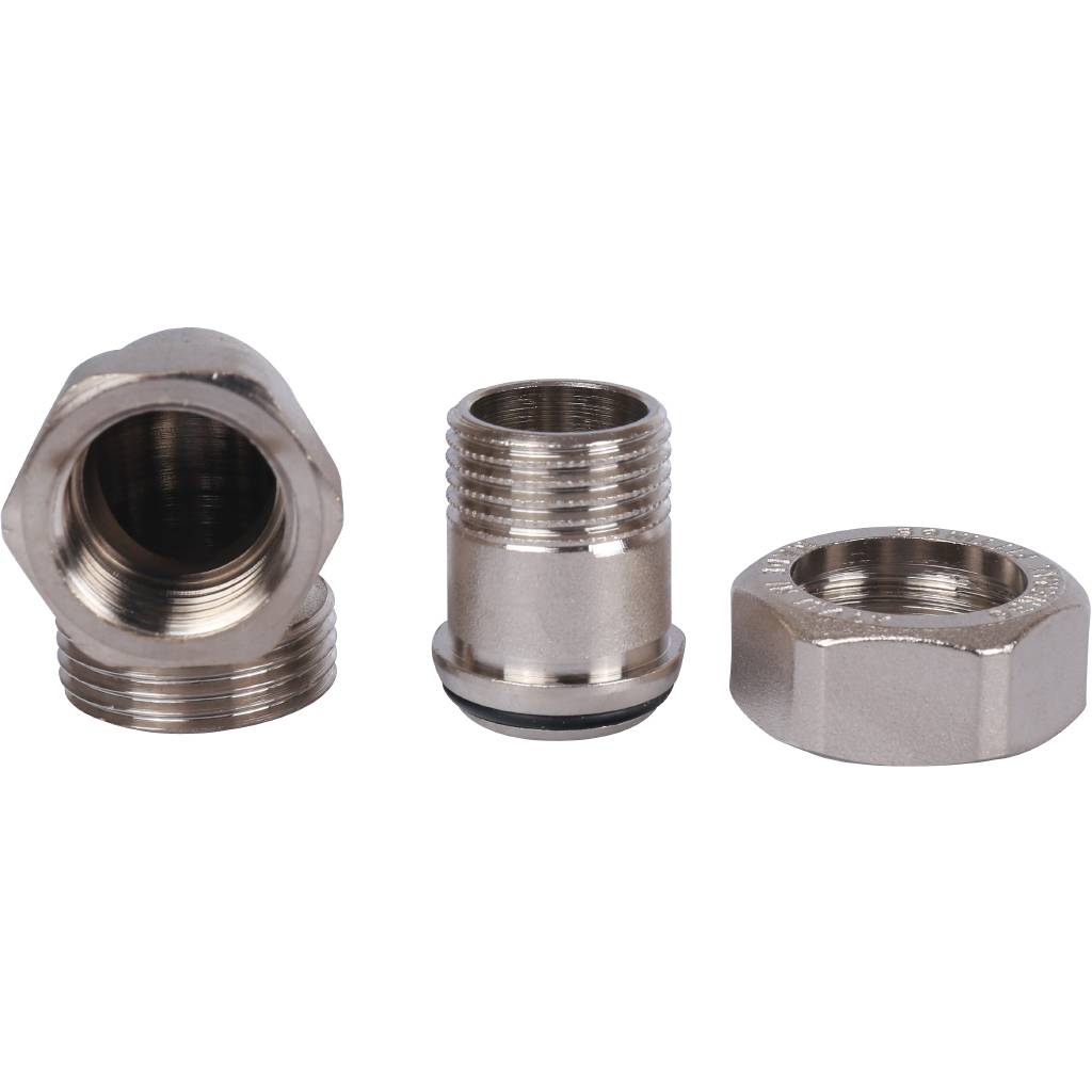 Разъемное угловое соединение STOUT американка ВН 1/2 уплотнение под гайкой o-ring кольцо, никелированное, SFT-0057-000012