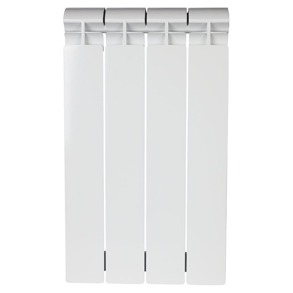 Радиатор биметаллический STOUT ALPHA 500 4 секций боковое подключение (белый RAL 9016), SRB-2310-050004