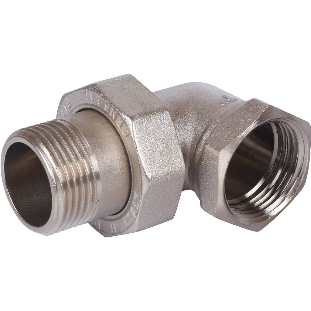 Разъемное угловое соединение STOUT американка ВН, никелированное 1, SFT-0059-000001