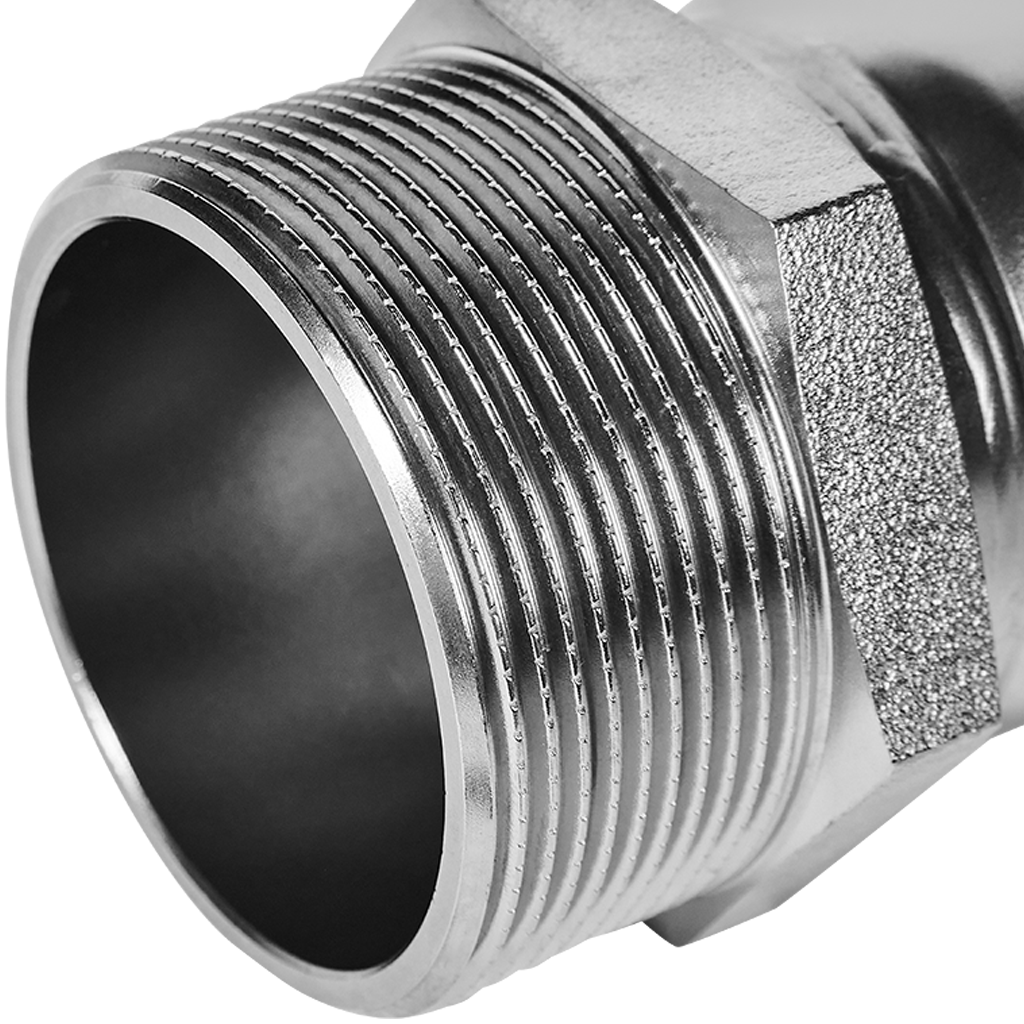 Переходник-НР ROMMER 54х2 из нержавеющей стали прессовой