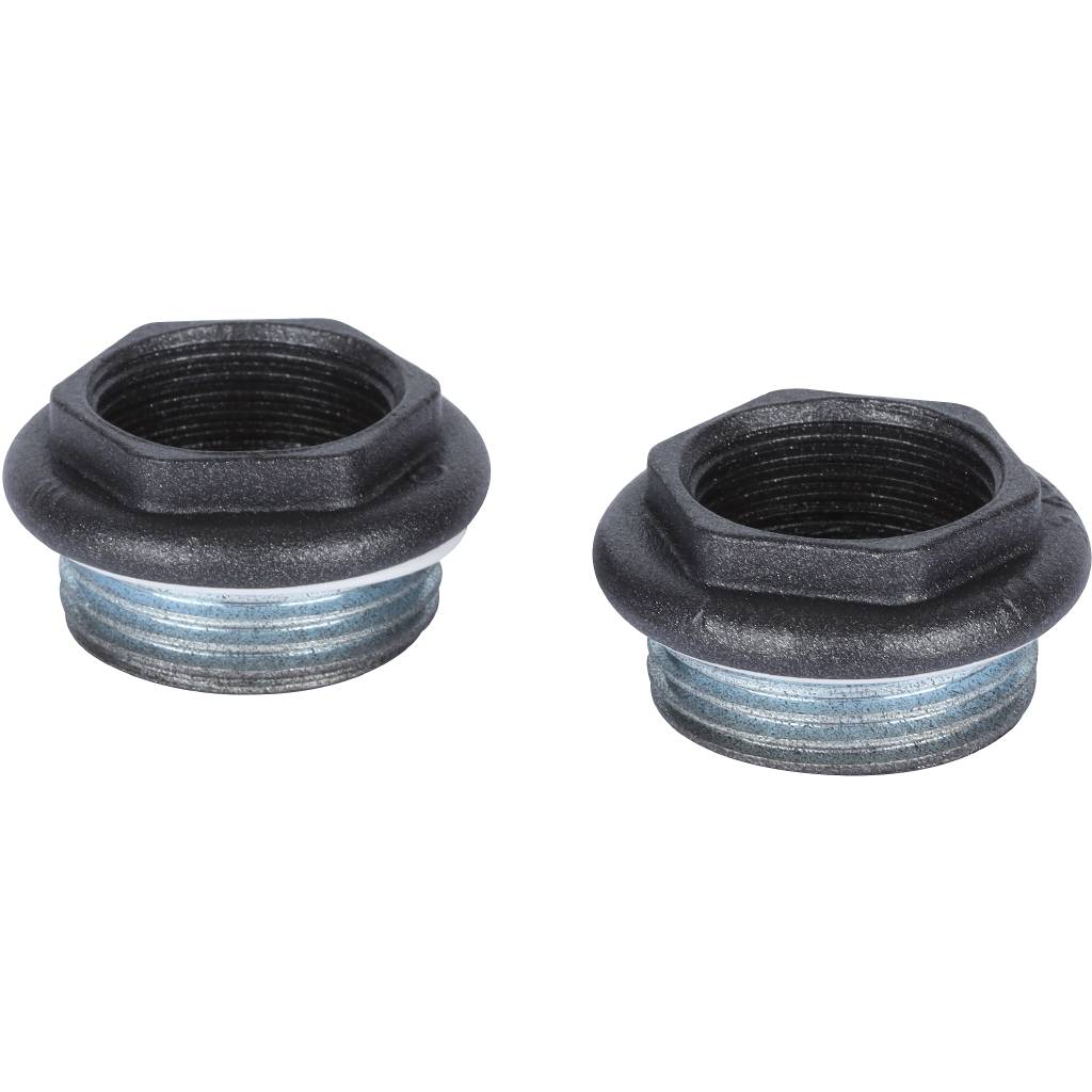 Присоединительный набор для радиатора Global 011048 07 Global KIT 3/4 (цвет cod.07 grigio scuro opaco mettalizzato (черный)), A048KIT3/407