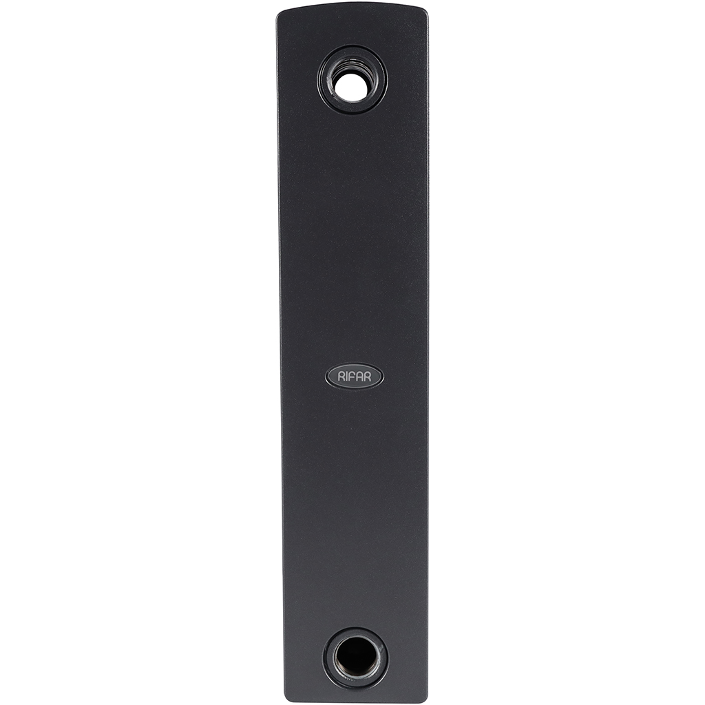 Радиатор биметаллический RIFAR SUPReMO 350 4 секций боковое подключение (Цвет ТИТАН), 4RS35-4-TI