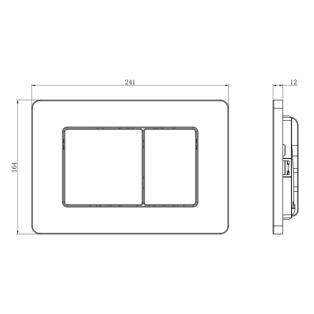 Панель смыва РЕХАУ NOVA PUBLIC антивандальная с прямоугольными клавишами с покрытием против отпечатков пальцев, нержавеющая сталь, брашированное циркониевое золото, матовый, 19102851001