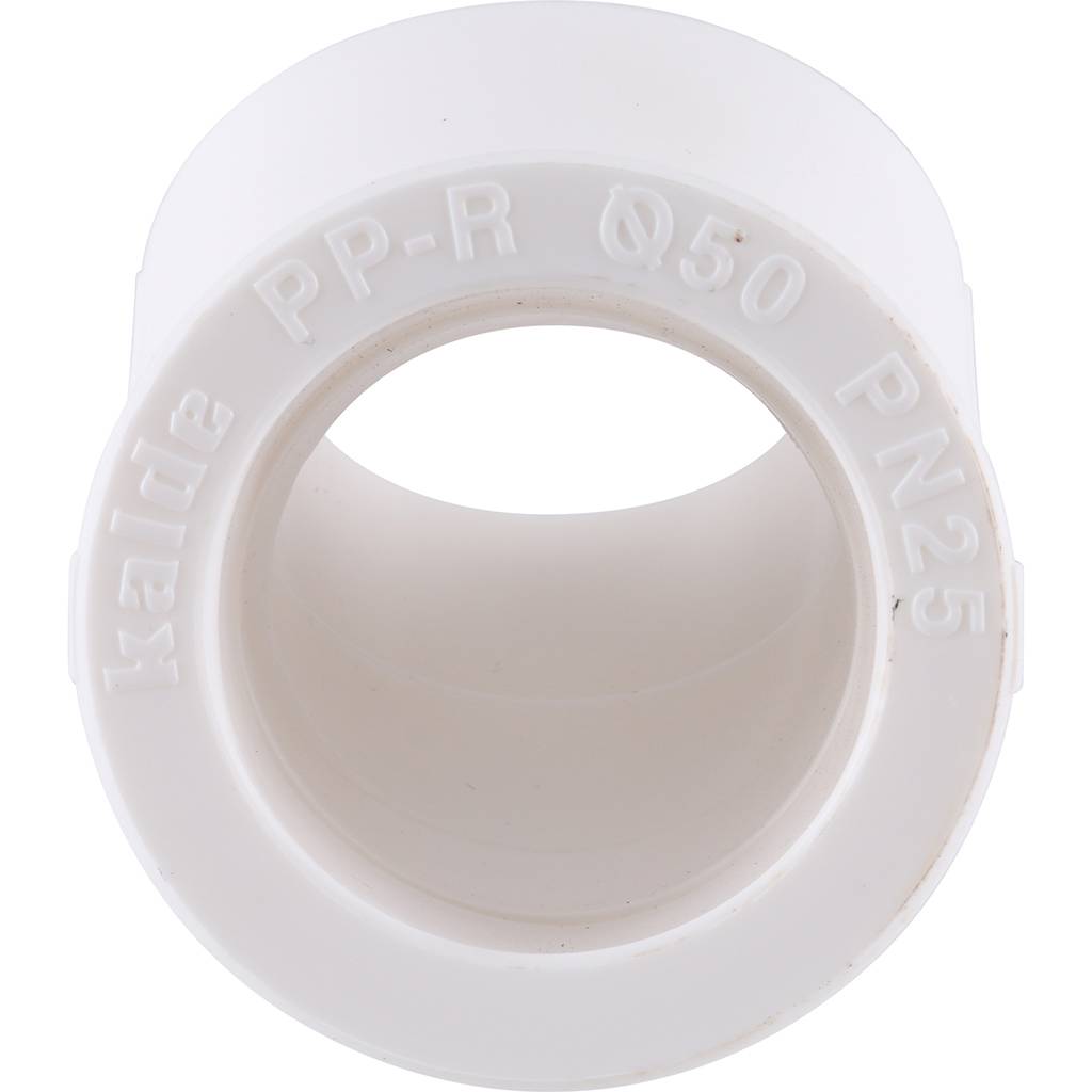 Угольник 45* Kalde d=50 для полипропиленовых труб под сварку (цвет белый), 3212-elb-500045