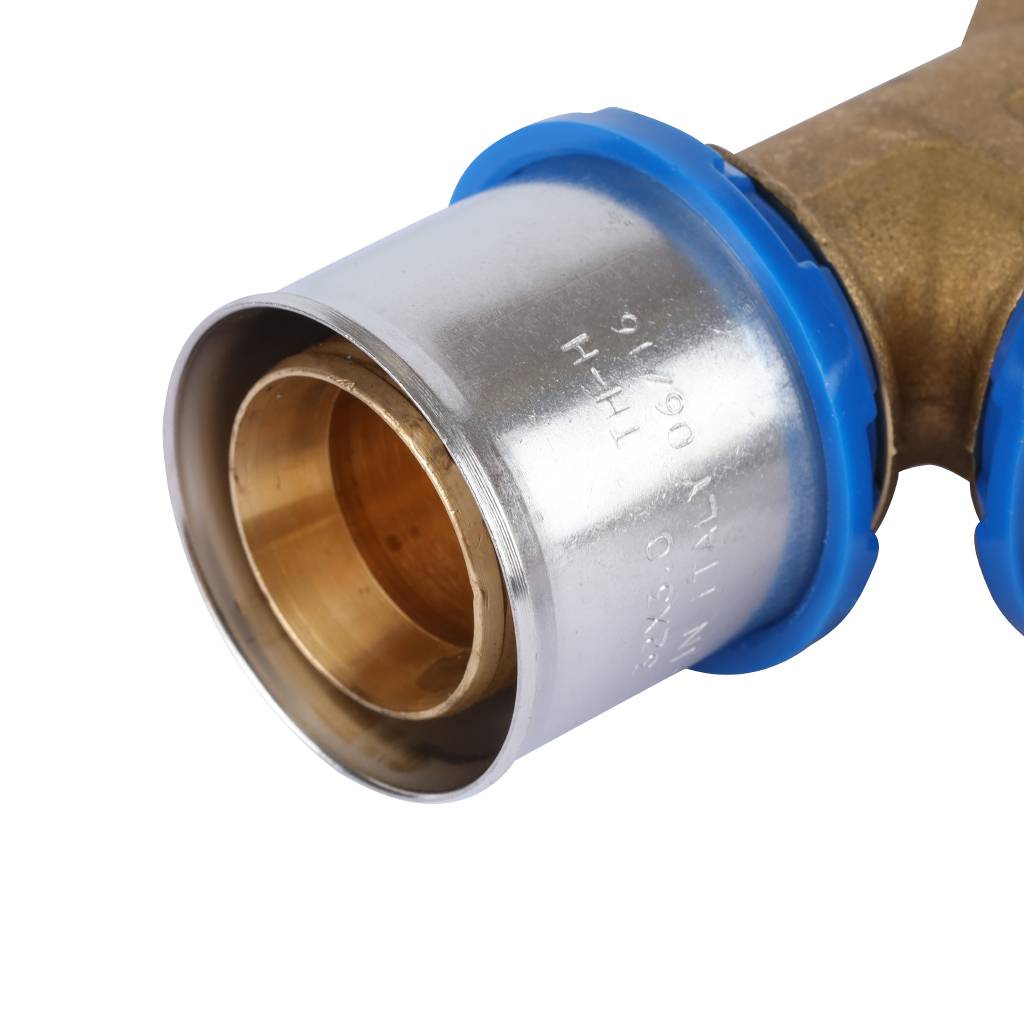 Тройник равнопроходный APE 32х32х32 для металлопластиковых труб прессовой, ARL2200444