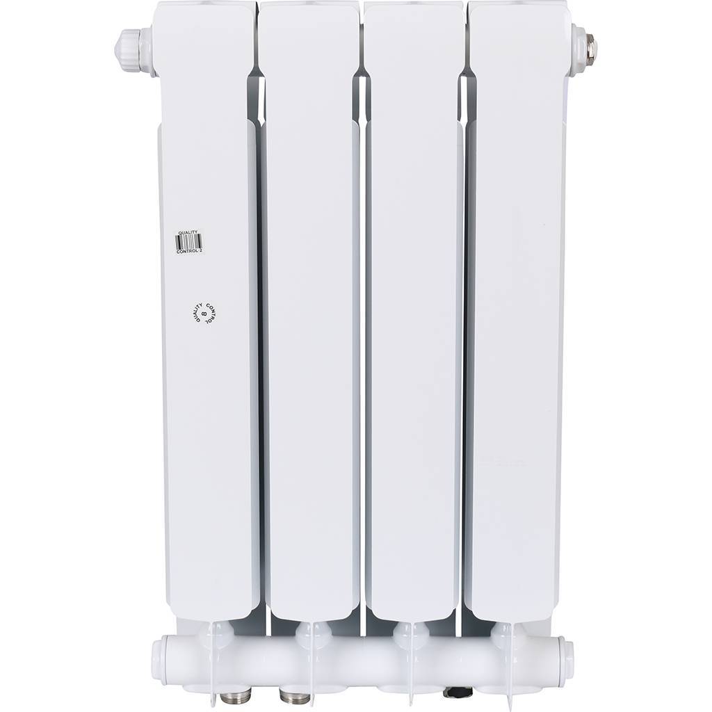 Радиатор биметаллический RIFAR BASE VENTIL 500 BVR 4 секции нижнее правое подключение (белый RAL 9016)