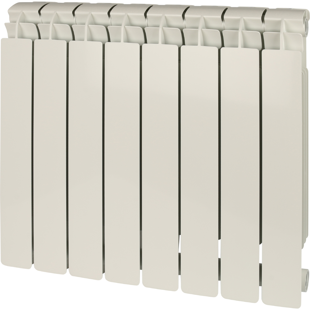 Радиатор алюминиевый Global VOX EXTRA 500 4 секции боковое подключение (белый RAL 9010)