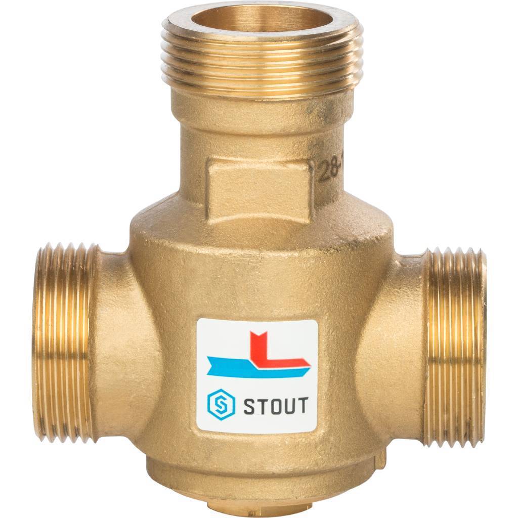 Термостатический смесительный клапан STOUT G 1 1/4 НР 70°С