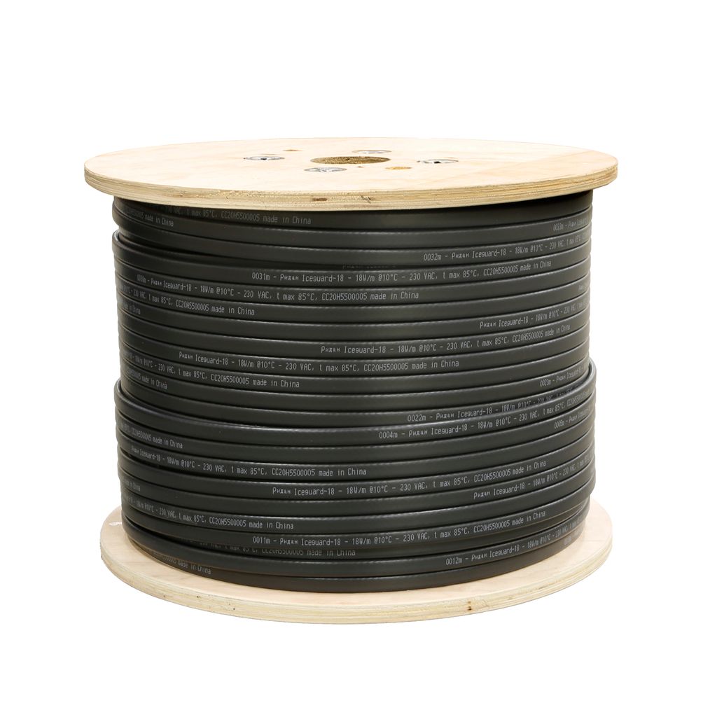 Саморегулирующийся нагревательный кабель Ридан Iceguard-18 230 В 250 м, 21RT0823R
