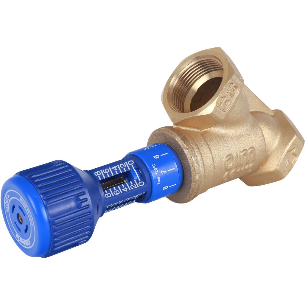 Клапан балансировочный Cimberio 727ОТ 1.1/4 PN20 BB ручной без изм. ниппелей