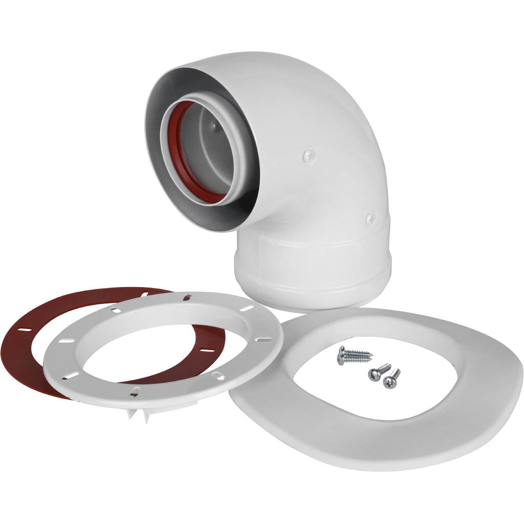 Коаксиальный отвод Baxi 90° для котлов ECO Classic, диам. 60/100 мм, MT71410141