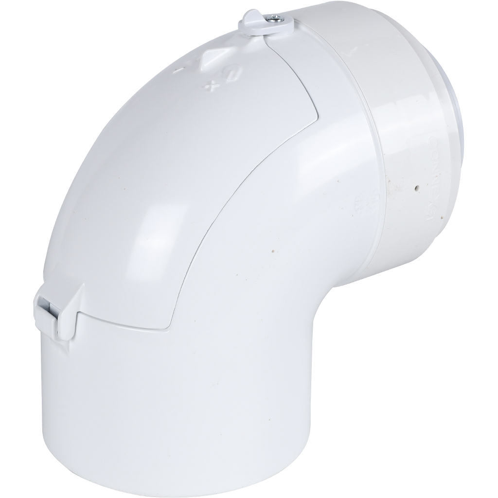 Горизонтальный коаксиальный дымоход DeDietrich 80/125мм, 100011365