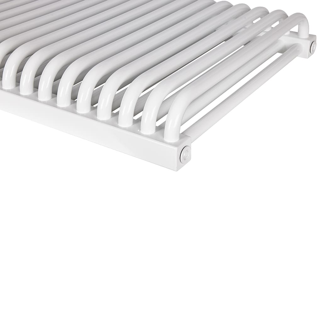 2-х трубчатый стальной радиатор ROMMER RST 2050/28 секций боковое подключение RAL9016, RST-205028-010