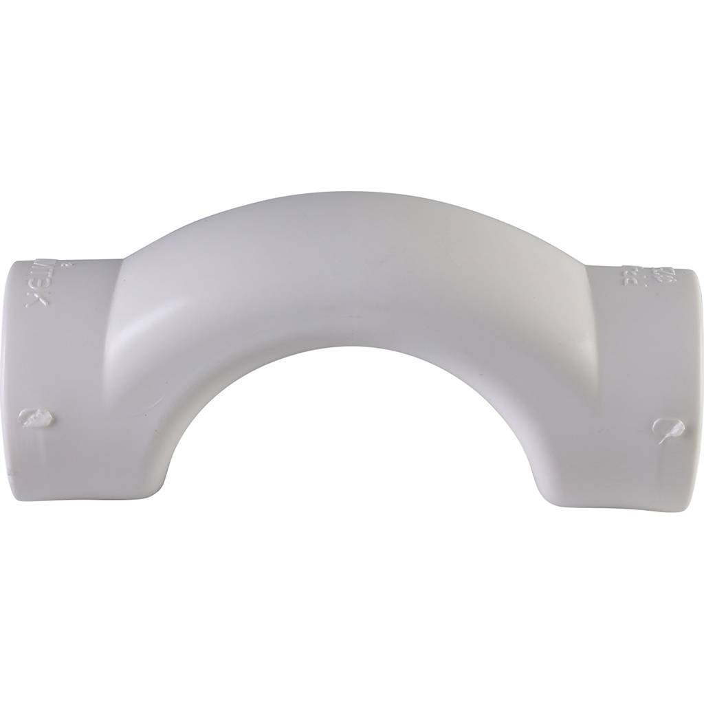 Обводное колено Политэк d=20 для полипропиленовых труб под сварку (цвет белый), 9000010025