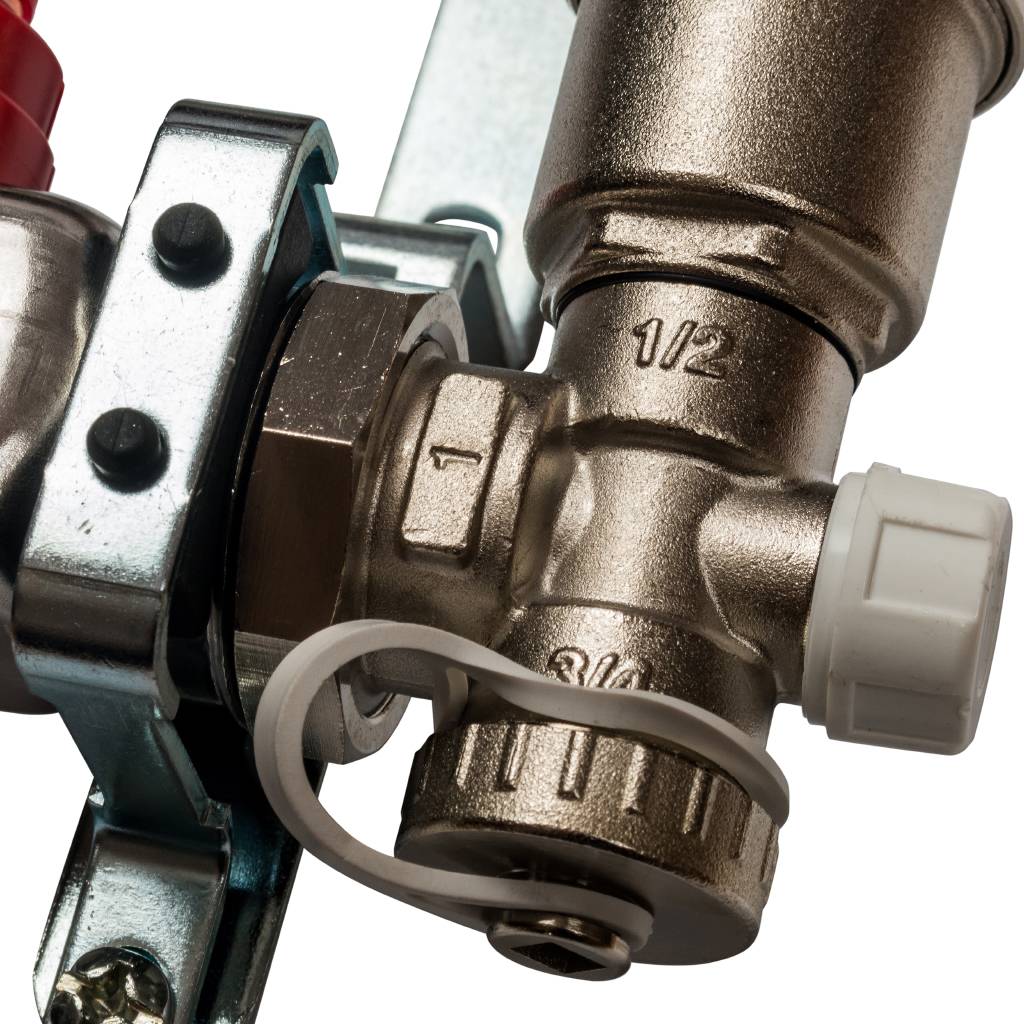 Коллектор из нержавеющей стали в сборе с расходомерами STOUT 6 выходов, SMS 0907 000006