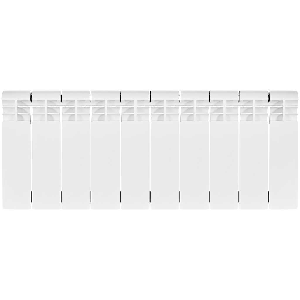 Радиатор биметаллический STOUT VEGA 200 10 секций боковое подключение (белый RAL 9016), SRB-1310-020010