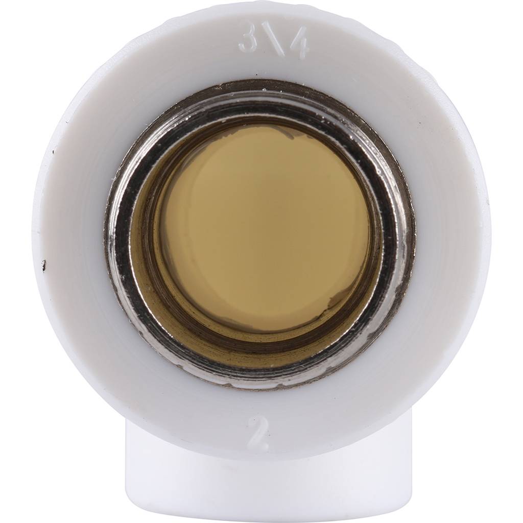 Угольник Kalde с наружной резьбой 20x3/4 для полипропиленовых труб, 3222-emo-200c00