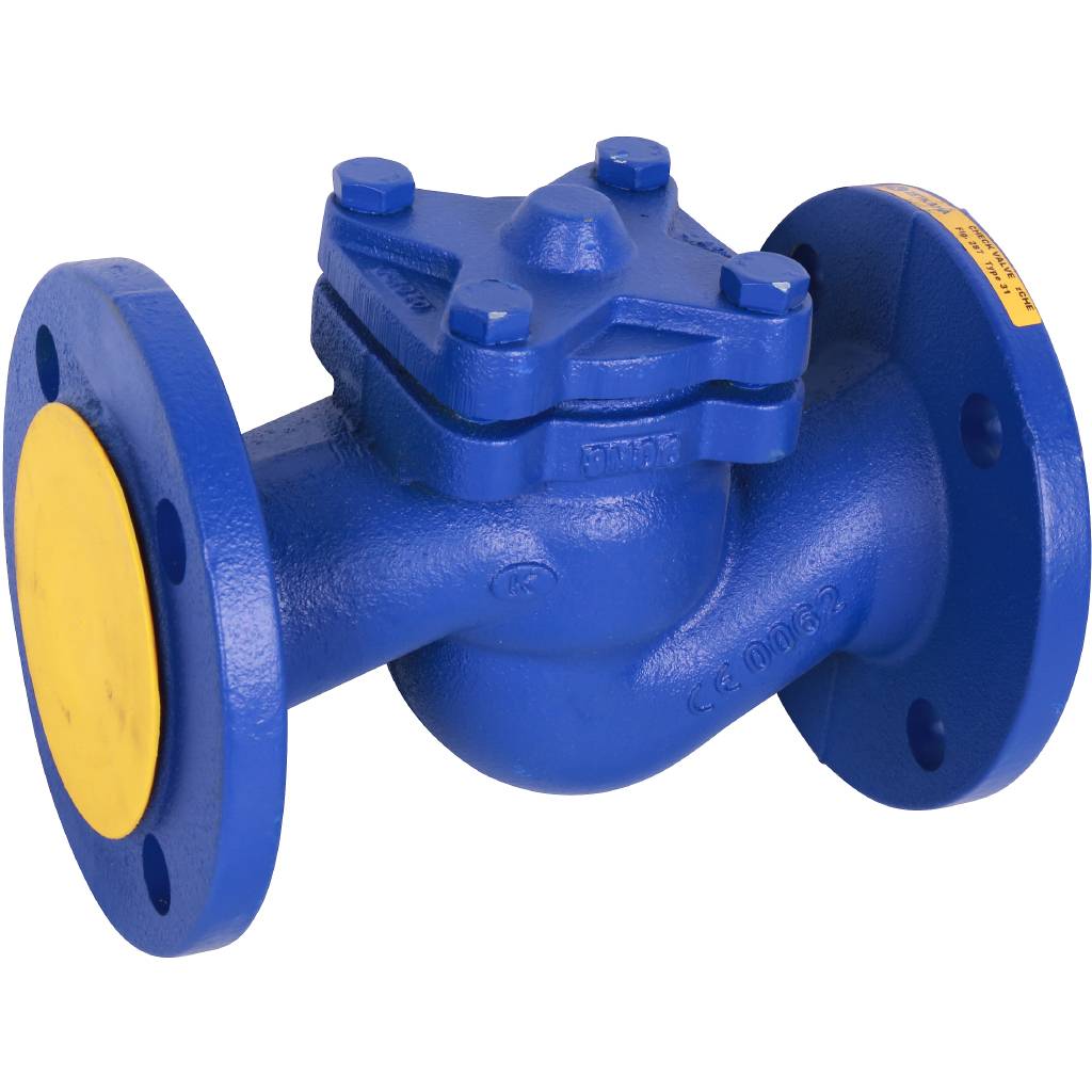 Клапан обратный подъемный ZETKAMA 287A Ду50 Ру16 фланцевый из чугуна, 287A050C31