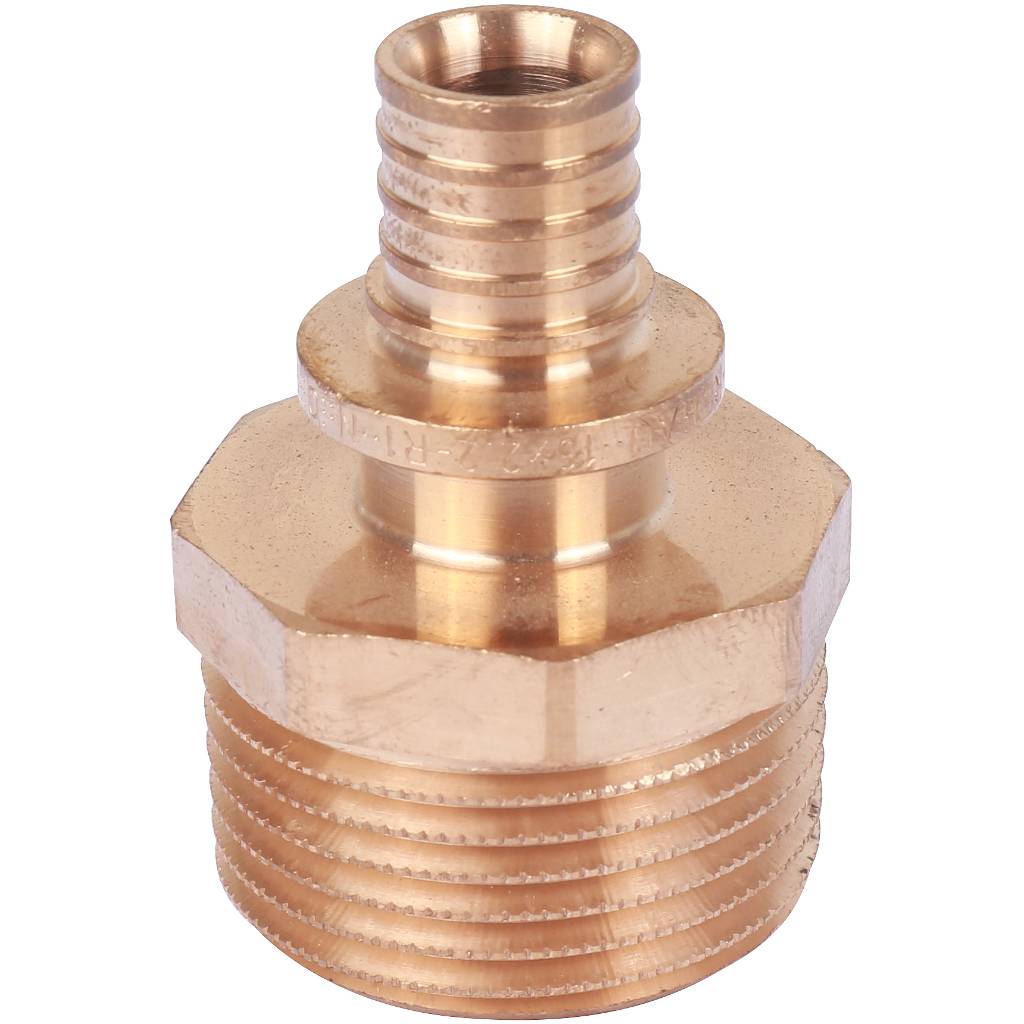 *Переходник РЕХАУ RAUTITAN с наружной резьбой 16-R 1 RX+ для труб из сшитого полиэтилена аксиальный, 14563131001