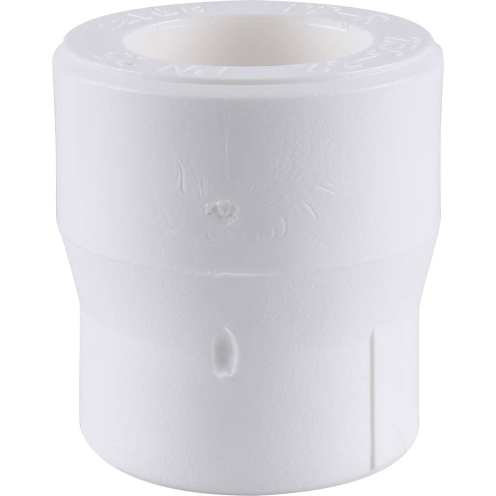 Муфта переходная Kalde 50x32 для полипропиленовых труб под сварку (цвет белый)