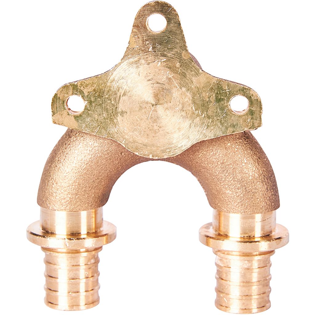 Проточный настенный угольник STOUT 20x1/2  бронзовый для труб из сшитого полиэтилена (340034G042028B), SFA-0040-002012