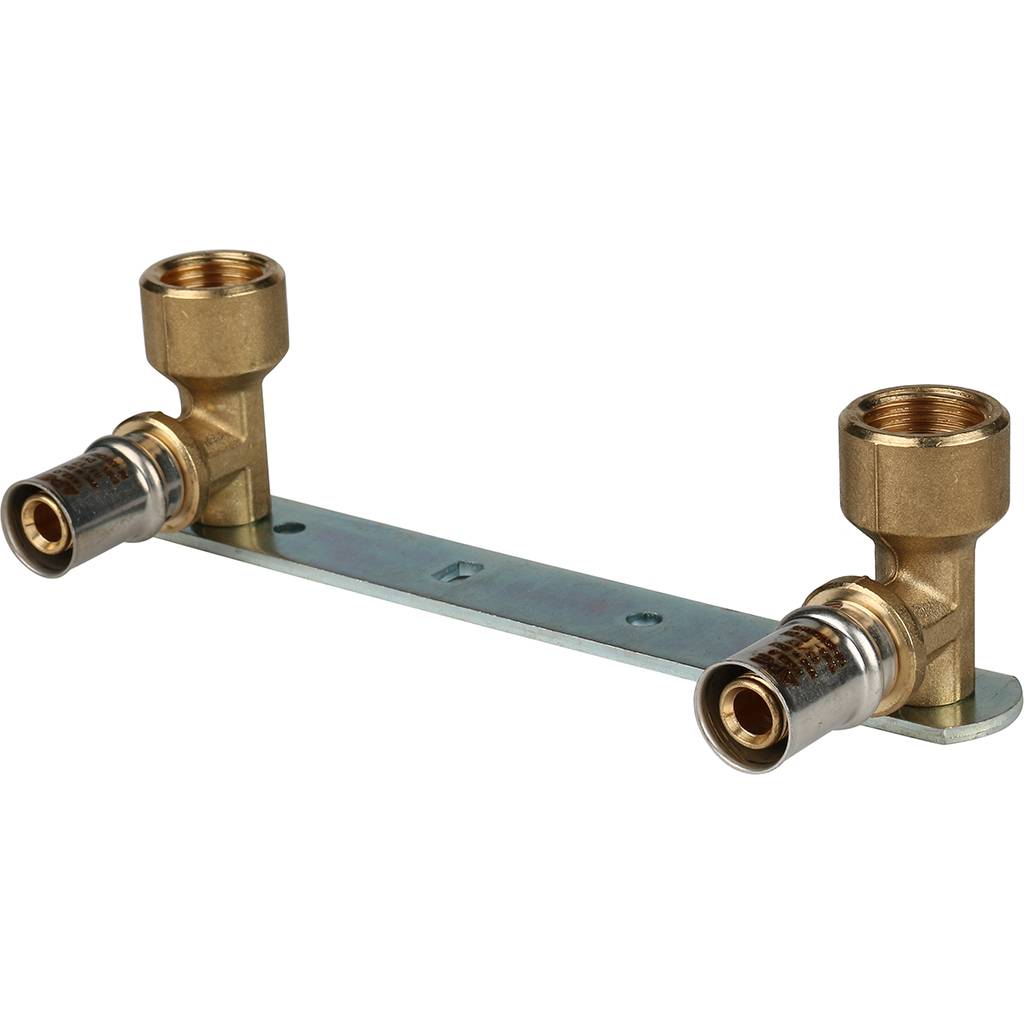 Настенный комплект для смесителя STOUT 1/2 x16 для металлопластиковых труб прессовой, SFP-0013-001216