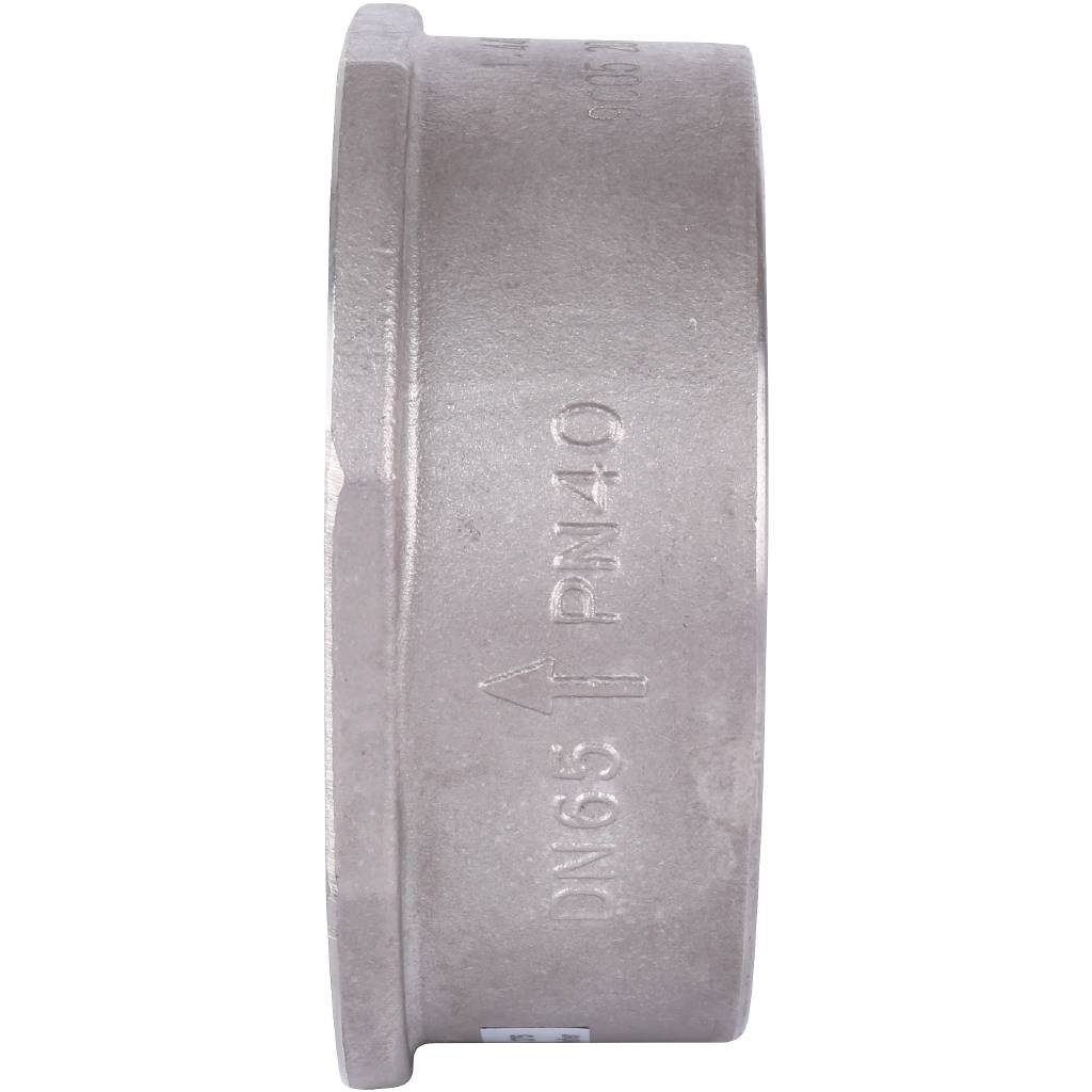 Клапан обратный пружинный ZETKAMA 275I Ду65 Ру40 межфланцевый из нерж. стали, 275I065E51