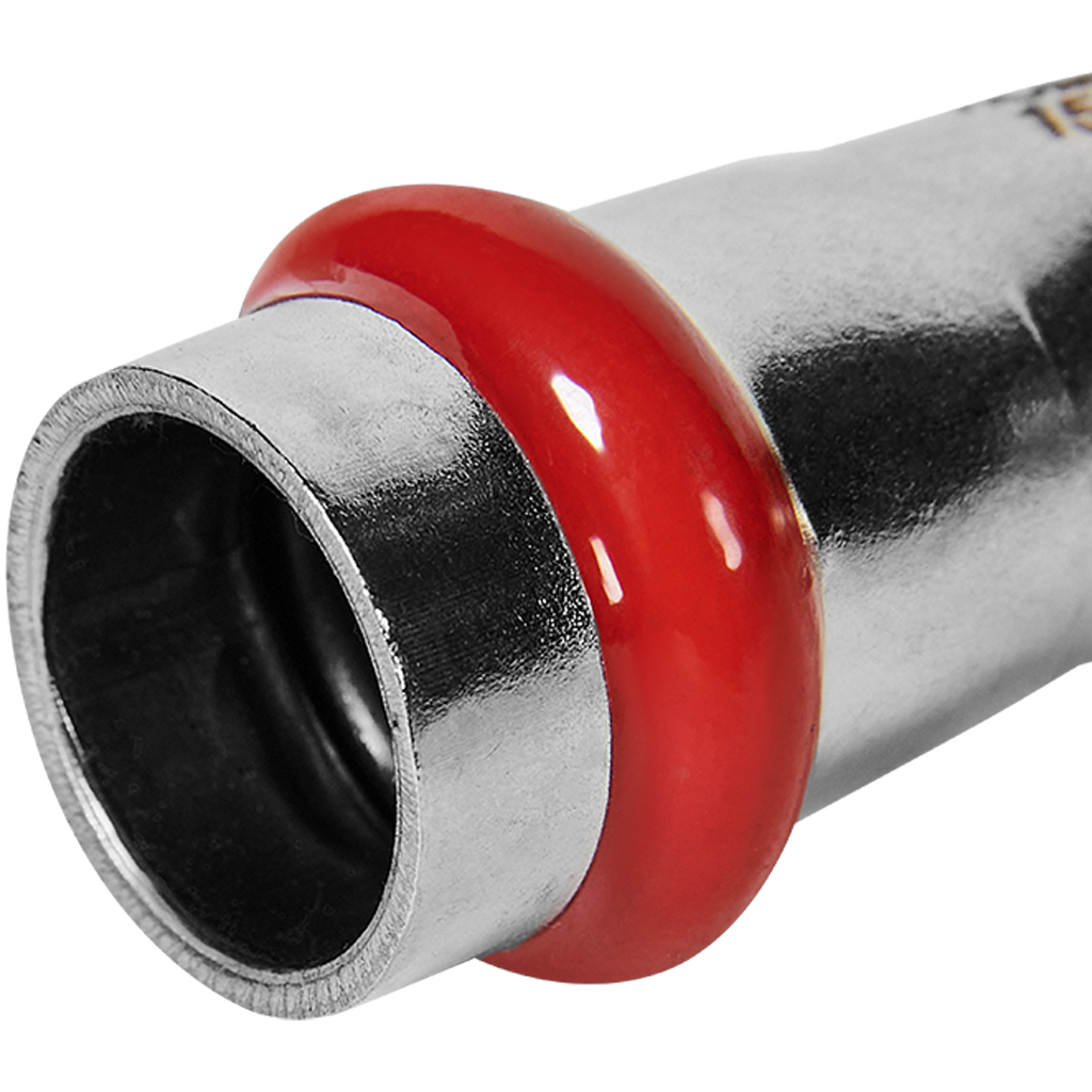 Угольник ROMMER 45°-ВПр, 15, из нержавеющей стали прессовой